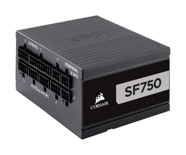 Corsair SF Series™ SF750 — 750 Watt 80 PLUS® Platinum Certified High Performance SFX PSU (EU)