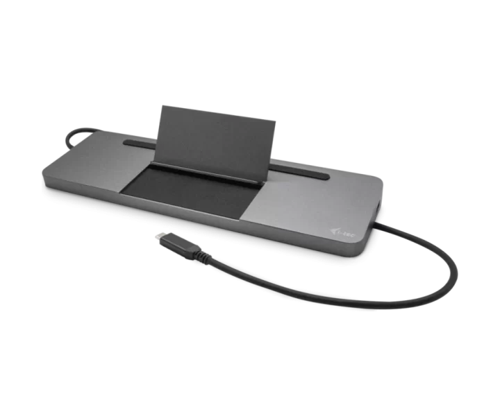 i-tec USB-C Metal Ergonomic 4K 3x Display Docking Station + Power Delivery 85 W