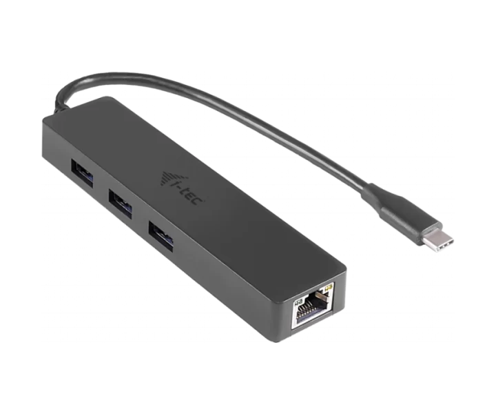 i-tec USB-C Slim Passive HUB 3 Port + Gigabit Ethernet Adapter