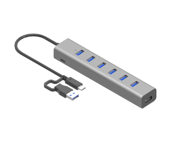 i-tec USB-C/USB-A Charging Metal HUB 7 Port