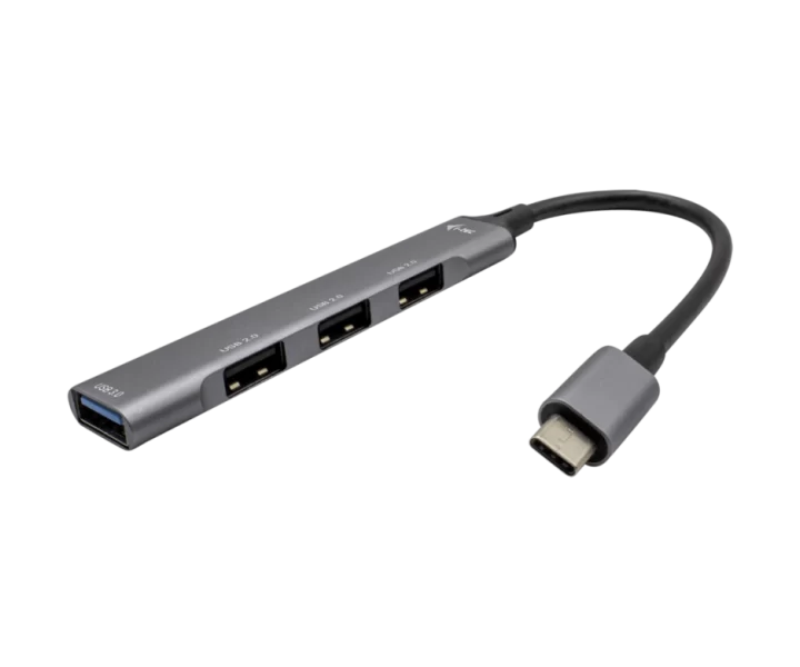 i-tec USB-C Metal HUB 1x USB-A + 3x USB-A 2.0