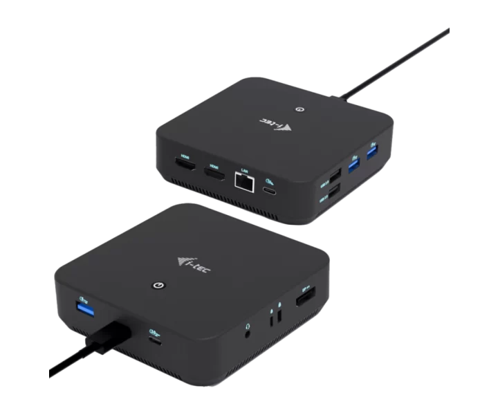 i-tec USB-C DP Dual HDMI Docking Station with Power Delivery 100 W