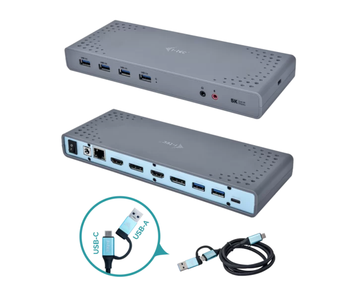 i-tec USB-A / USB-C / Thunderbolt Dual Display Docking Station