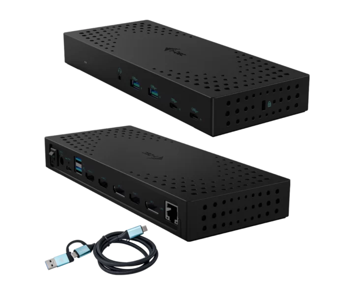 i-tec USB-A / USB-C / Thunderbolt, 3x 4K Docking Station Gen 2 + Power Delivery 100W