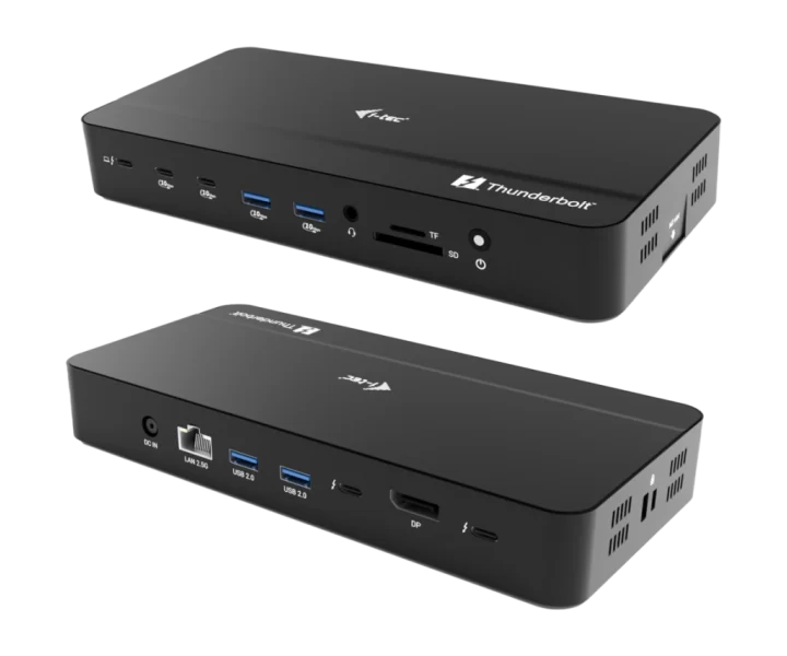 i-tec Thunderbolt 5 Triple Display Docking Station, M.2 slot, 6x USB, 2.5GLAN + Power Delivery 140W
