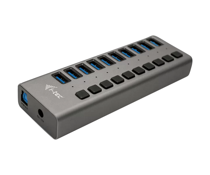 i-tec USB-A Charging HUB 10 port + Power Adapter 48 W