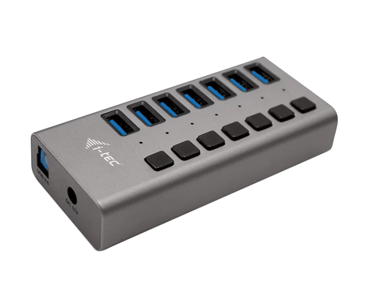 i-tec USB-A Charging HUB 7port + Power Adapter 36 W