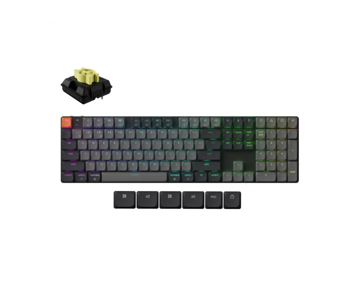Keychron K5 QMK Wireless Mechanical Keyboard (Version 2) — RGB Backlight / Banana