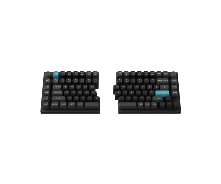 Keychron Q11 Ultra 8K Wireless Custom Mechanical Keyboard — Fully Assembled Knob / Black / Keychron Silk POM Switch - Red