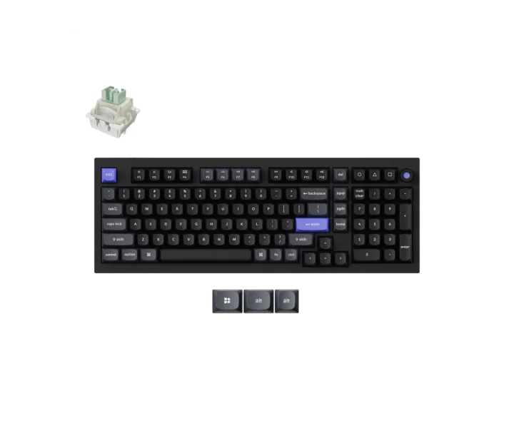 Keychron Q5 HE 8K Magnetic Switch Keyboard — Fully Assembled Knob / Black / Keychron Ultra-fast Lime Magnetic Switch