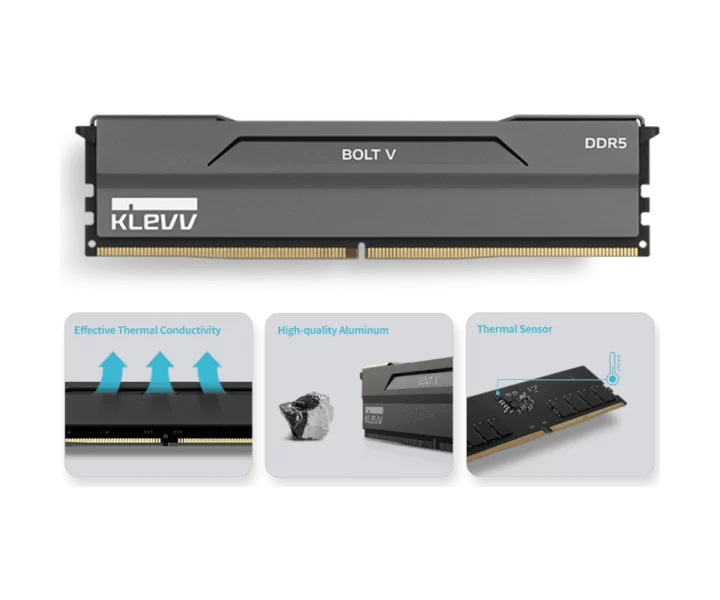 KLEVV BOLT V 48GB (2x24GB) DDR5 6400MT/s CL32 KD5KGUD80-64A320H
