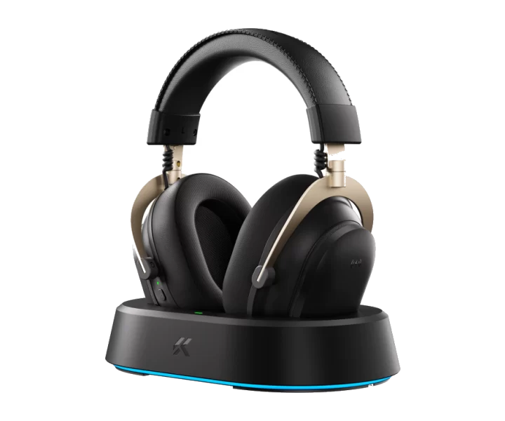 MCHOSE V9 Turbo+ Wireless Gaming Headset with Magnetic Charging Dock