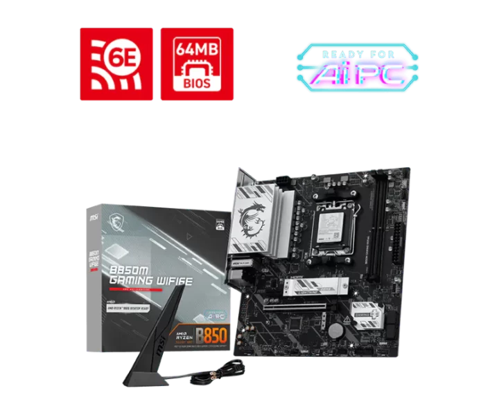B850M GAMING WIFI6E