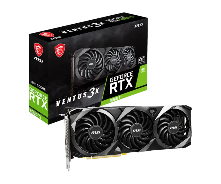 GeForce RTX 3060 Ti VENTUS 3X 8G LHR