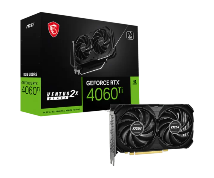 GeForce RTX 4060 Ti 8G VENTUS 2X BLACK E1