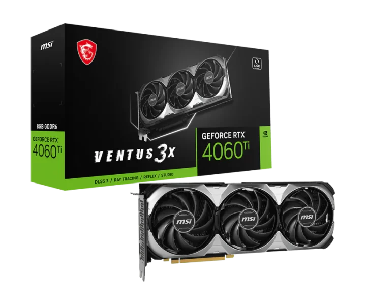 GeForce RTX 4060 Ti 8G VENTUS 3X E1