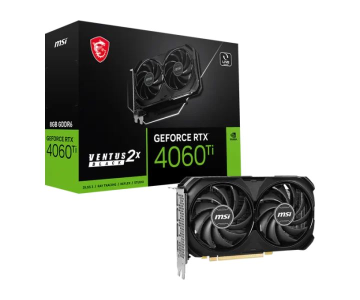 GeForce RTX 4060 Ti VENTUS 2X BLACK 8G