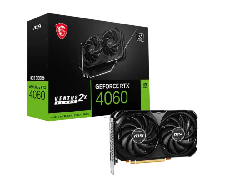 GeForce RTX 4060 VENTUS 2X BLACK 8G
