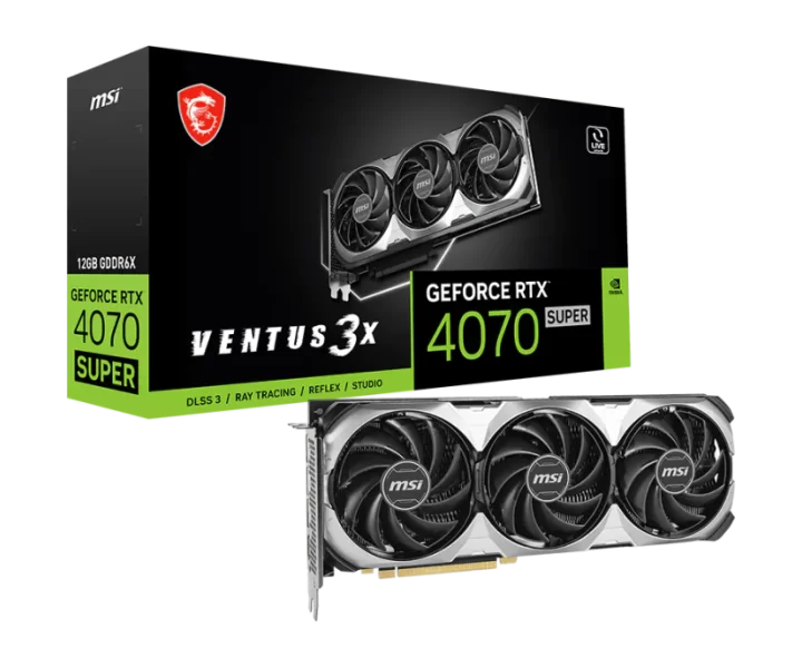 GeForce RTX 4070 SUPER 12G VENTUS 3X