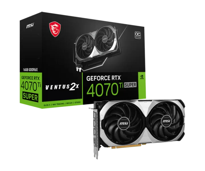 GeForce RTX 4070 Ti SUPER 16G VENTUS 2X OC