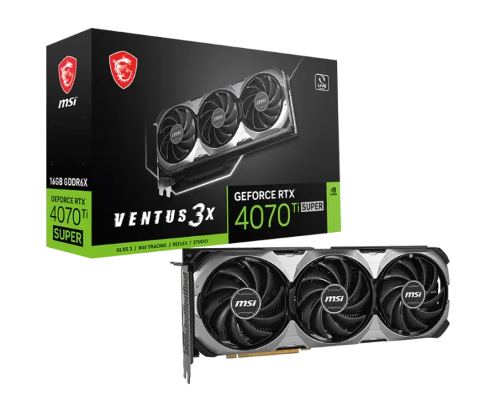 GeForce RTX 4070 Ti SUPER 16G VENTUS 3X