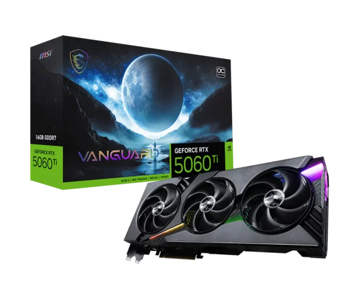 GeForce RTX 5060 Ti 16G VANGUARD OC