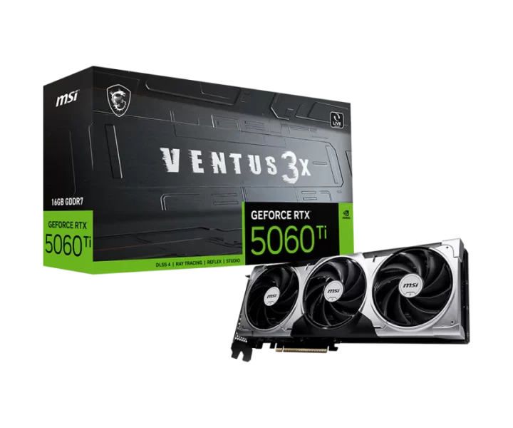 GeForce RTX 5060 Ti 16G VENTUS 3X