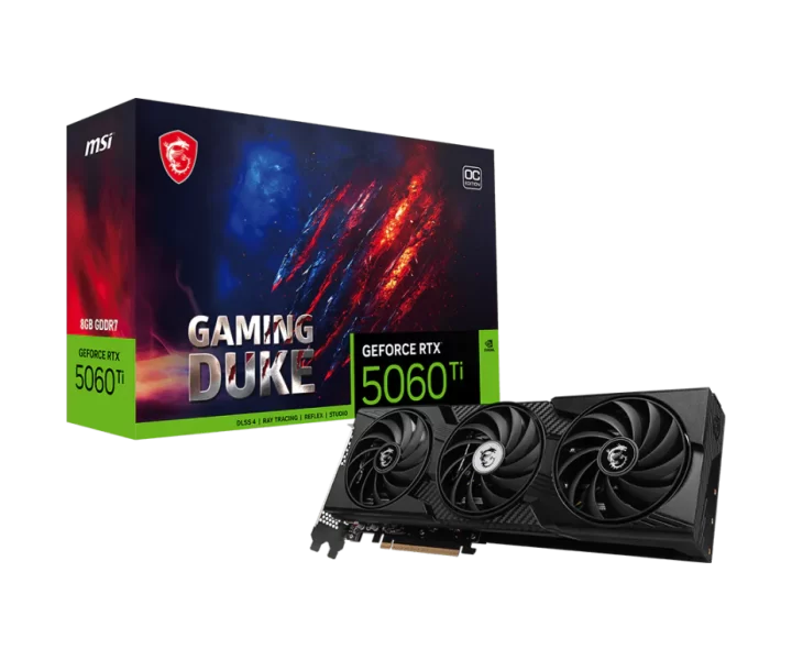 GeForce RTX 5060 Ti 8G GAMING DUKE 3X OC