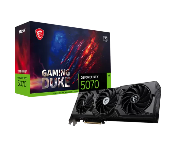 GeForce RTX 5070 12G GAMING DUKE 3X OC