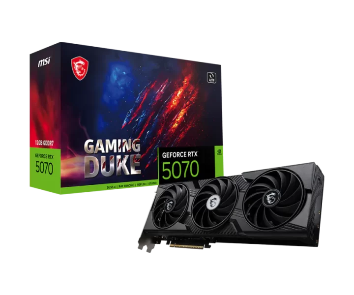 GeForce RTX 5070 12G GAMING DUKE 3X