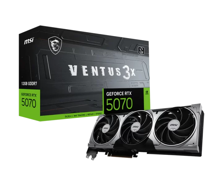 GeForce RTX 5070 12G VENTUS 3X