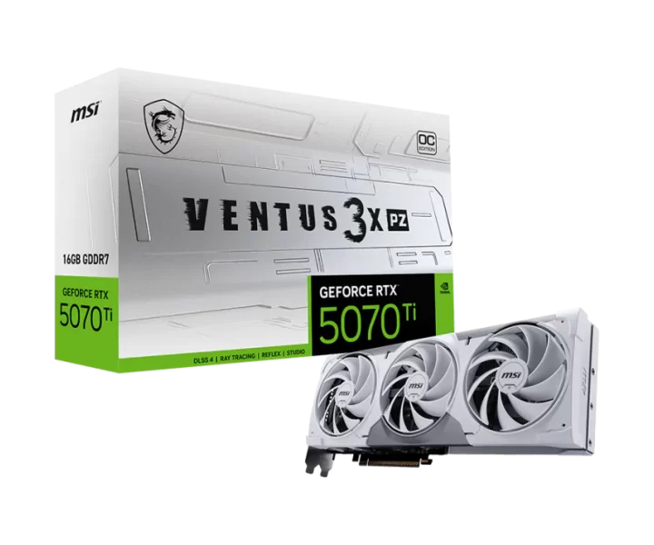 GeForce RTX 5070 Ti 16G VENTUS 3X PZ OC