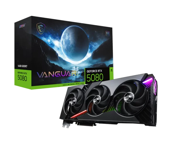 GeForce RTX 5080 16G VANGUARD SOC
