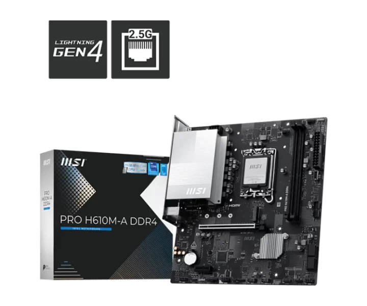 PRO H610M-A DDR4