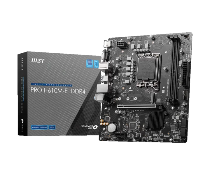 PRO H610M-E DDR4