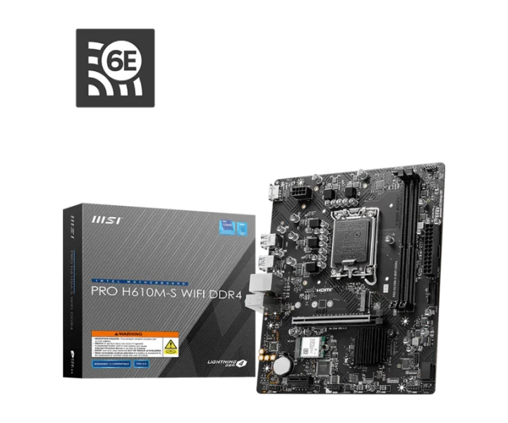 PRO H610M-S WIFI DDR4