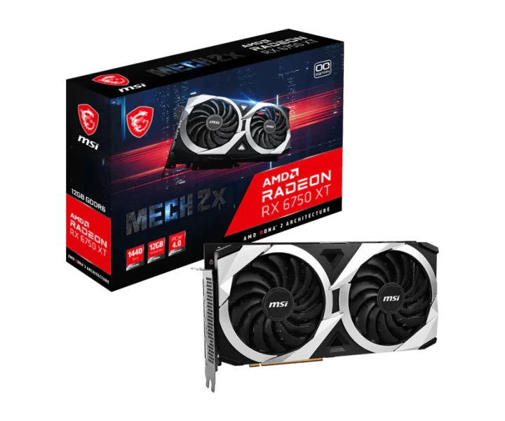 Radeon RX 6750 XT MECH 2X 12G OC