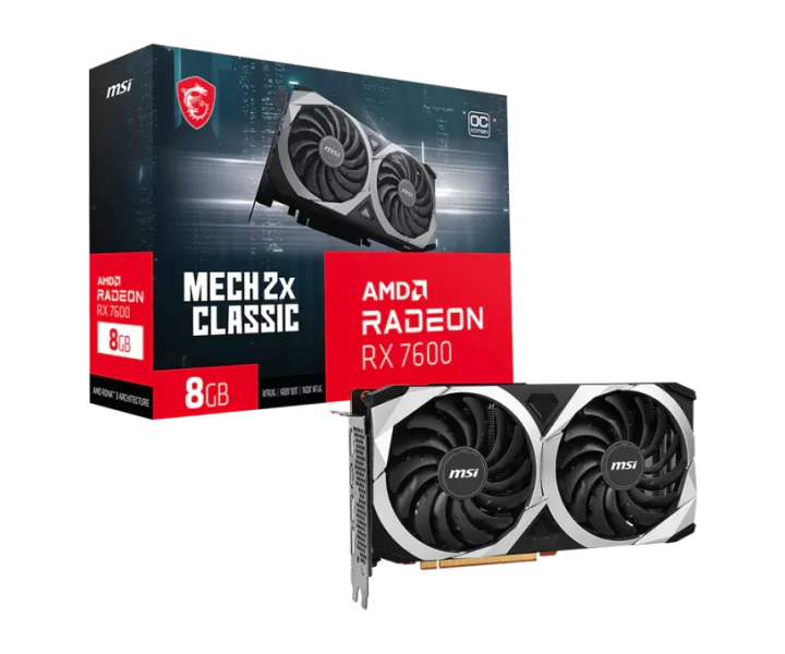 Radeon RX 7600 MECH 2X CLASSIC 8G OC