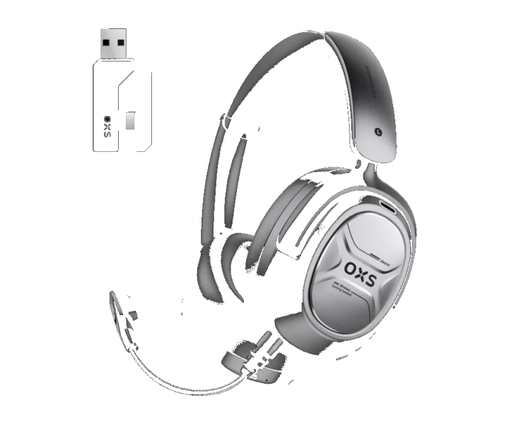 OXS Storm A2 - Wireless Gaming Headset with Hybrid ANC