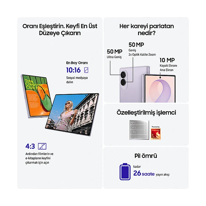 Samsung Galaxy Z Fold8 5G 256 GB doğrulanmış ürün görseli 8