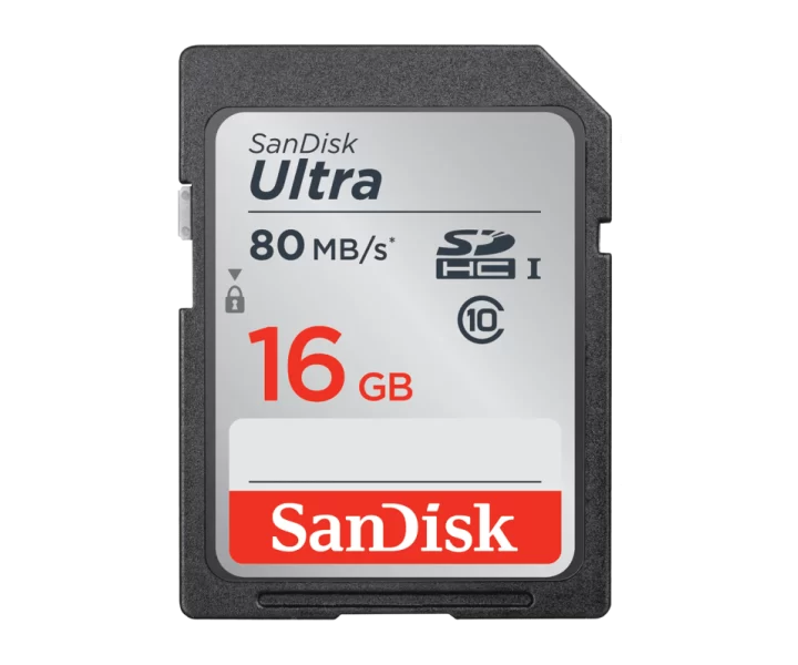 SanDisk Ultra® SDHC™ UHS-I card and SDXC™ UHS-I card 16GB