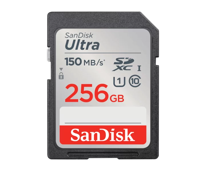 SanDisk Ultra® SDHC™ UHS-I card and SDXC™ UHS-I card 256GB