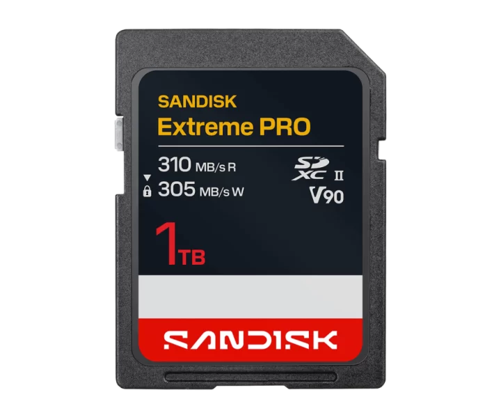SANDISK Extreme PRO SD UHS-II V90 Card 1TB