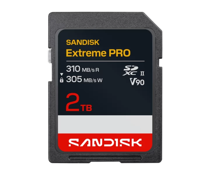 SANDISK Extreme PRO SD UHS-II V90 Card 2TB