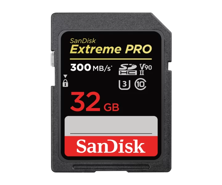 SanDisk Extreme PRO® SDHC™ and SDXC™ UHS-II cards 32GB