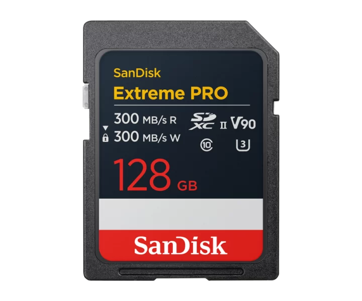 SanDisk Extreme PRO SD UHS-II Card (V90) 128GB