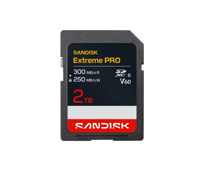 SANDISK Extreme PRO SDXC™ UHS-II V60 Card 2TB