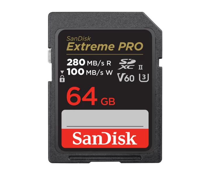 SanDisk Extreme PRO SDXC™ UHS-II Card 64GB