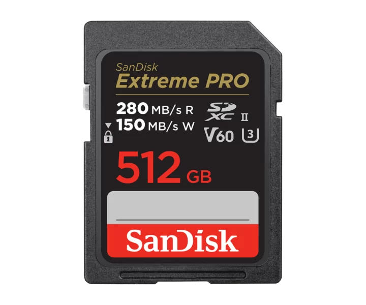 SanDisk Extreme PRO SDXC™ UHS-II Card 512GB