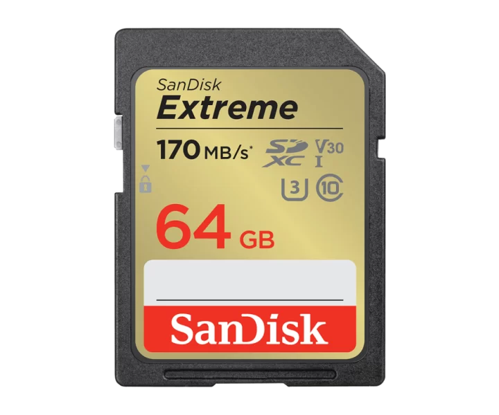 SanDisk Extreme SD UHS-I Card 64GB